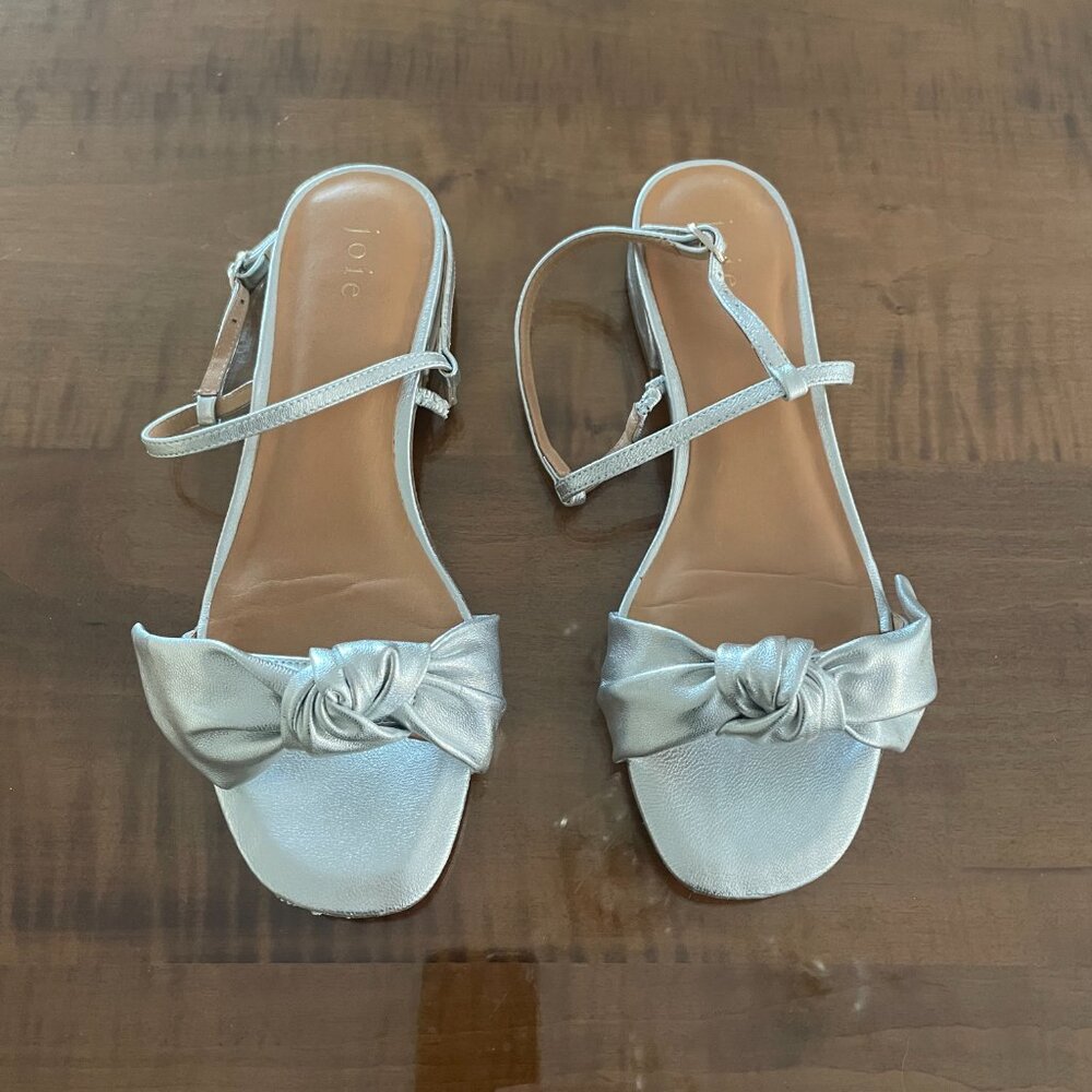 Joie Silver Sandals Size 38